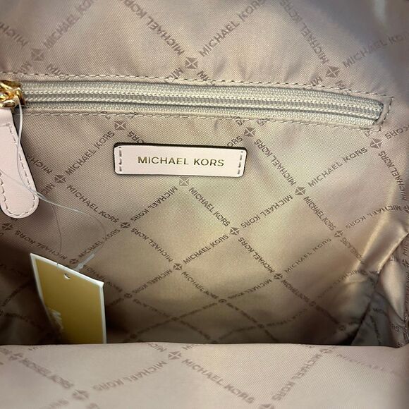 Michael Kors Jaycee Medium Ombré Signature Logo Backpack Powder Blush - Picture 7 of 9